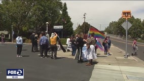 Drag Story Hour at the San Lorenzo Library met with protesters