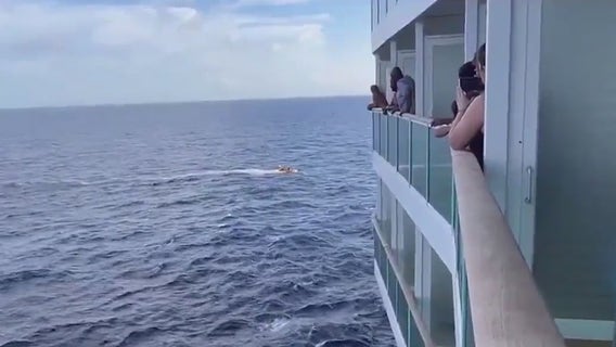 ‘They found her!’: Witness describes rescue of woman who fell overboard on Royal Caribbean ship