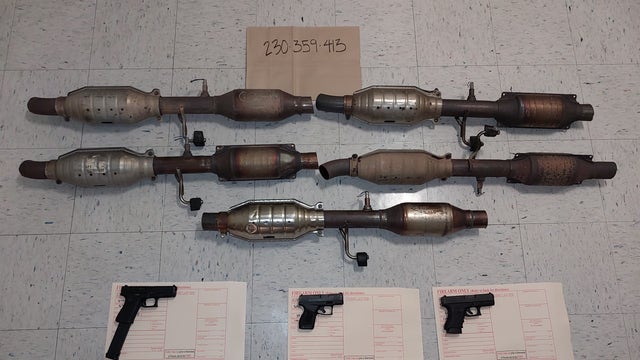 San Francisco police arrest four teens with multiple firearms and stolen catalytic converters