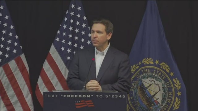 DeSantis stumps for campaign cash, support in Woodside
