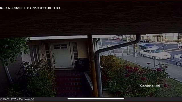 Surveillance video shows car striking pedestrian in fatal Oakland hit-and-run crash