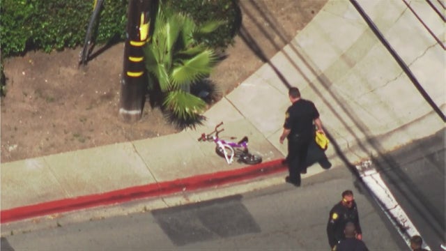 Child on bike hit by car in Concord