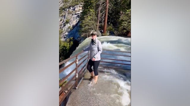 Photos: June snow brings overflowing waterfalls, brimming reservoirs in California