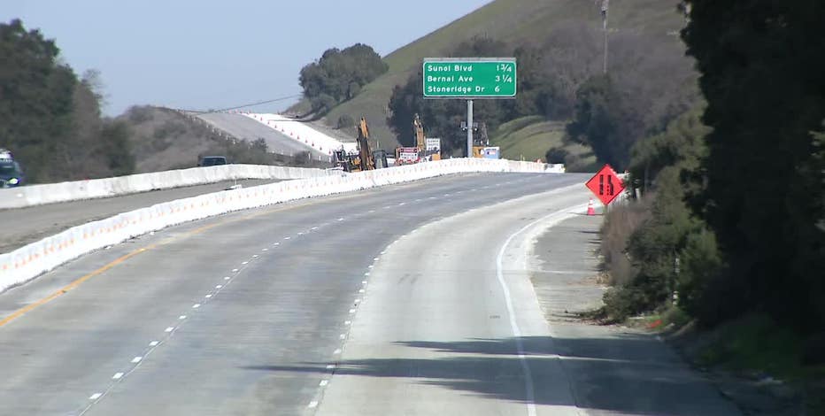 I-680 southbound lanes to close near Pleasanton for weekend
