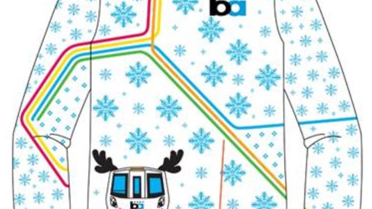 The Bay Area's hottest holiday gift? An ugly BART sweater.