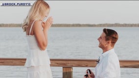 'Here's to forever': 49ers' Brock Purdy announces engagement to girlfriend