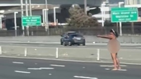 CHP: Naked woman arrested after opening fire on Bay Bridge