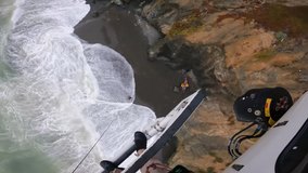 Crews rescue paraglider found at bottom of cliff in Daly City