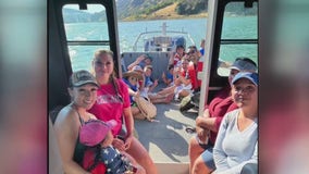 Family of 14 rescued on Lake Sonoma, sheriff says