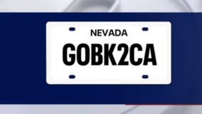 Nevada license plate that’s short for ‘Go back to California’ is revoked by DMV