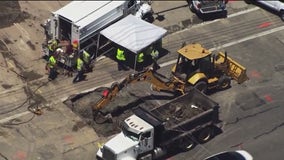 Santa Clara water main break forces partial street closure