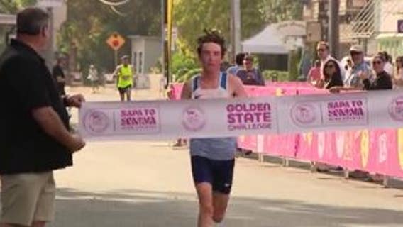 'It's a little warmer than usual': 3,000 runners brave the heat for Sonoma half-marathon