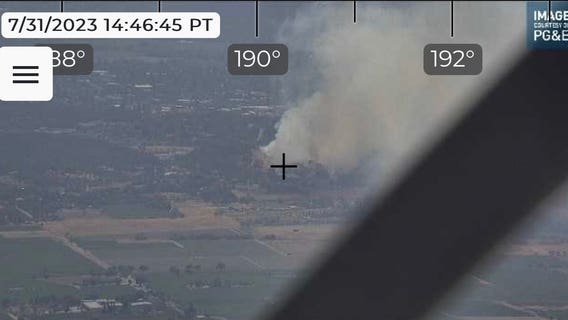 Highway 101 faces delays due to grass fire in Healdsburg