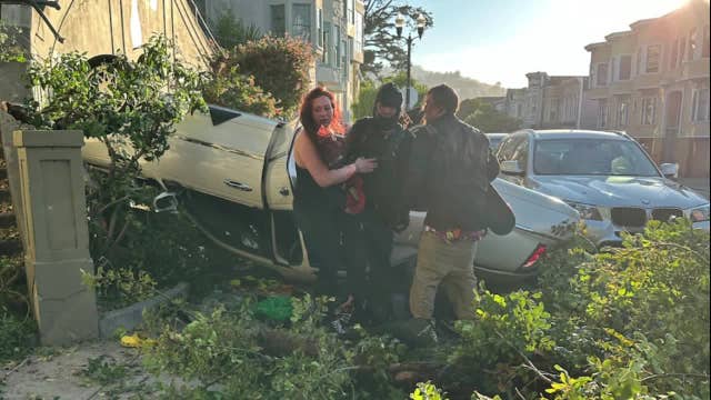 New images from aftermath of wild SF crash