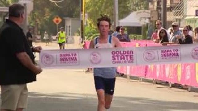 'It's a little warmer than usual': 3,000 runners brave the heat for Sonoma half-marathon