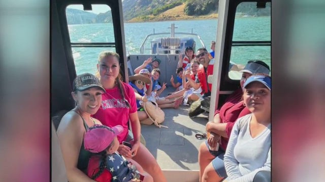 Family of 14 rescued on Lake Sonoma, sheriff says