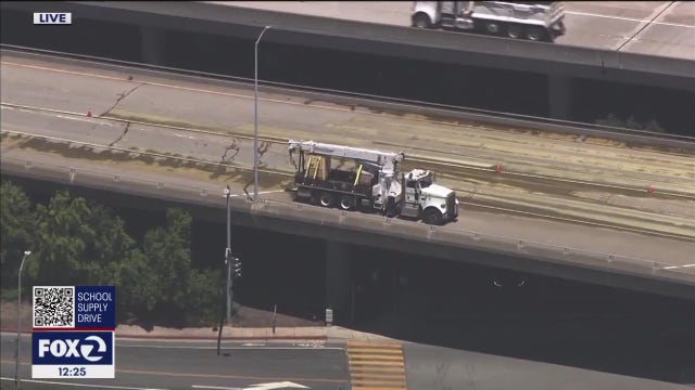 Hazmat spill on Highway 92 in San Mateo closes streets