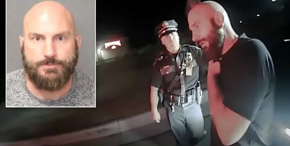 Child rape suspect caught with fly undone, 6 kids in vehicle during traffic stop: video