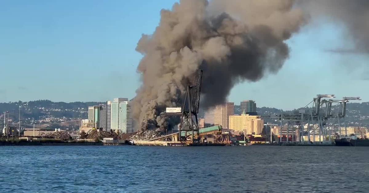 DA's office investigating fire at Port of Oakland scrap-metal recycling ...
