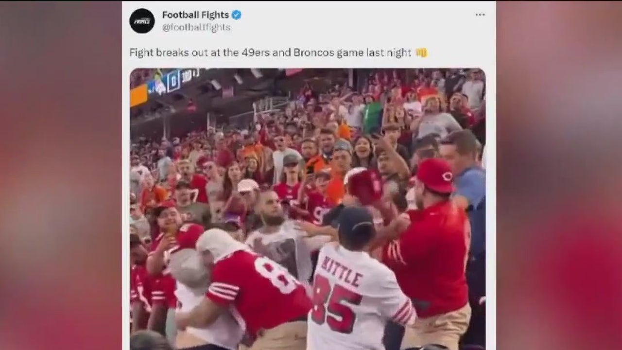 Video shows fans brawl in the stands at 49ers-Giants game - ABC7 Los Angeles
