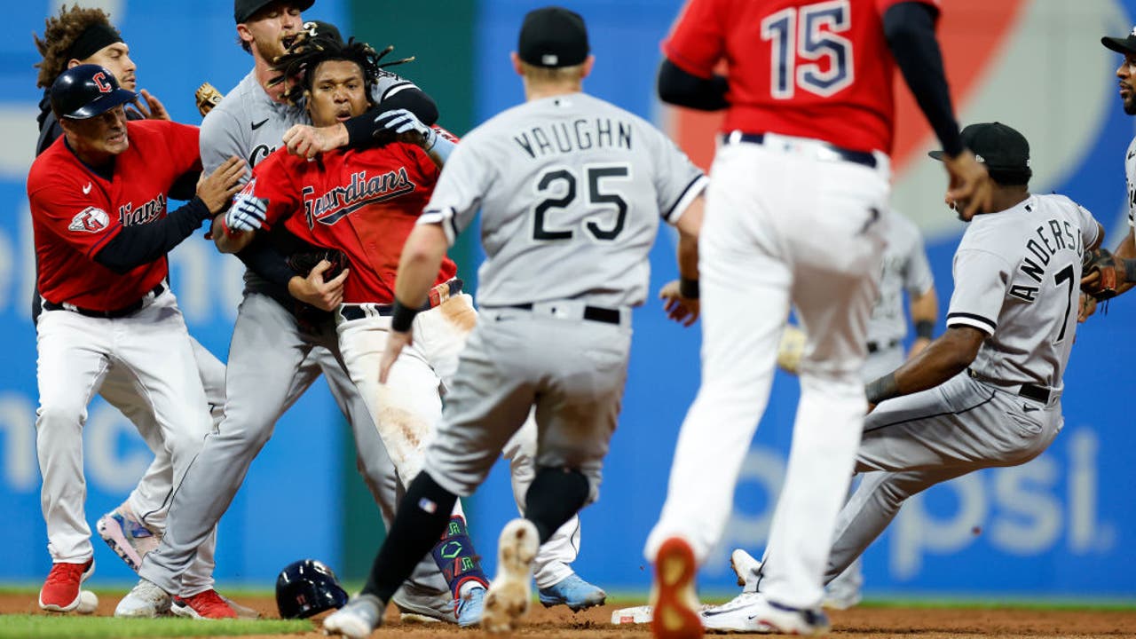 Why were Tim Anderson and Jose Ramirez ejected? Punches thrown as Guardians  vs White Sox gets heated