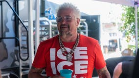 Guy Fieri buys boy's hog at Sonoma County Fair to help ailing brother