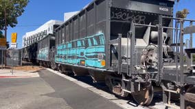 Freight train crashes into homeless pedestrian, San Jose police say victim has significant injuries