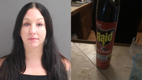 Woman arrested for allegedly poisoning man's drink with insect killer