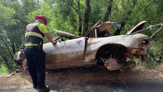 Abandoned cars removed from East Bay watershed
