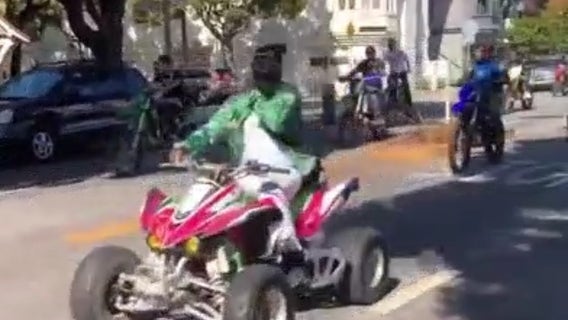 Dirt bikes, ATVs take over San Francisco streets