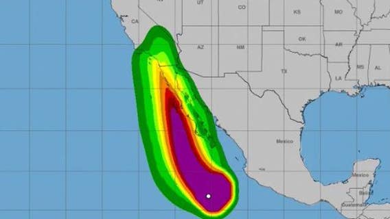 Hurricane Hilary grows to Category 4, could be 1st tropical storm to hit California in 84 years