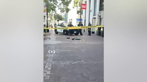 Man stabbed Monday afternoon in downtown San Francisco, suspect flees