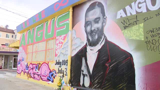 Photos: Oakland mural honors late 'Euphoria' actor Angus Cloud