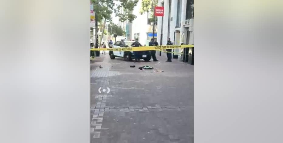 Man stabbed Monday afternoon in downtown San Francisco, suspect flees