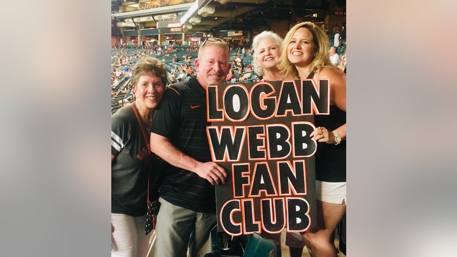 They're not just Logan Webb's grandmas, they're also roommates