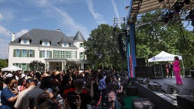 Vice President Kamala Harris holds Hip Hop party in backyard of DC home