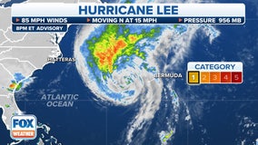 Tropical Storm Warnings expanded across New England as Hurricane Lee makes final approach