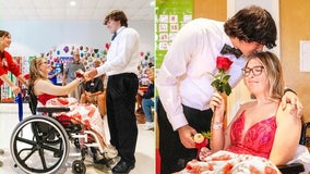 Teenage brain cancer patient misses homecoming, so the hospital throws a surprise dance for her