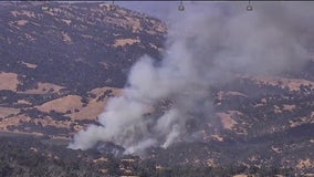 Vegetation fire ignites in Napa County