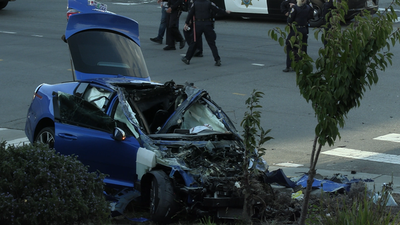 1 dead, 1 injured after SFPD pursuit of vehicle wanted for armed robbery, auto burglaries