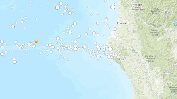 Magnitude 4.9 earthquake shakes coast of Northern California