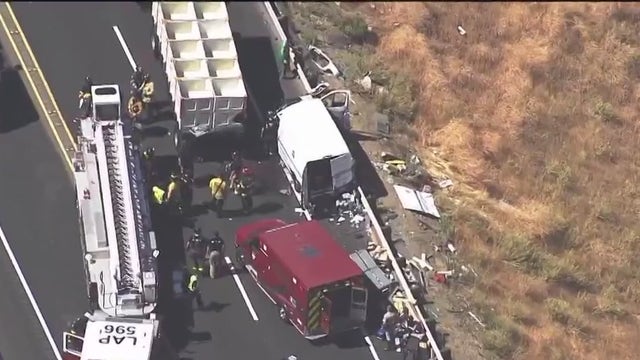 Major road reopens after crash involving big-rig in Contra Costa