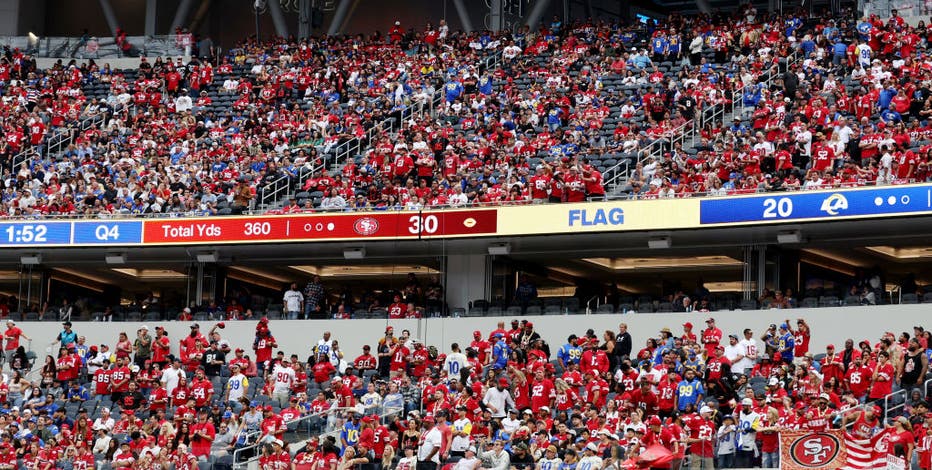 49ers force 2 late turnovers and hold on for a 30-23 rivalry victory over  the LA Rams - ABC News