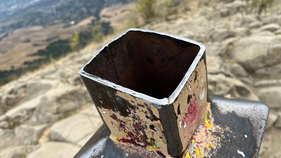 Iconic Mission Peak pole cut down by vandals in Fremont