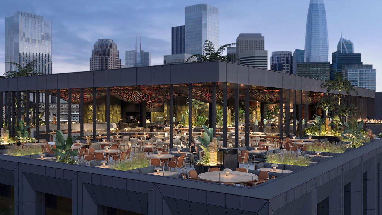 New San Francisco Restaurant Will Have One Of The Biggest Rooftop Bars ...