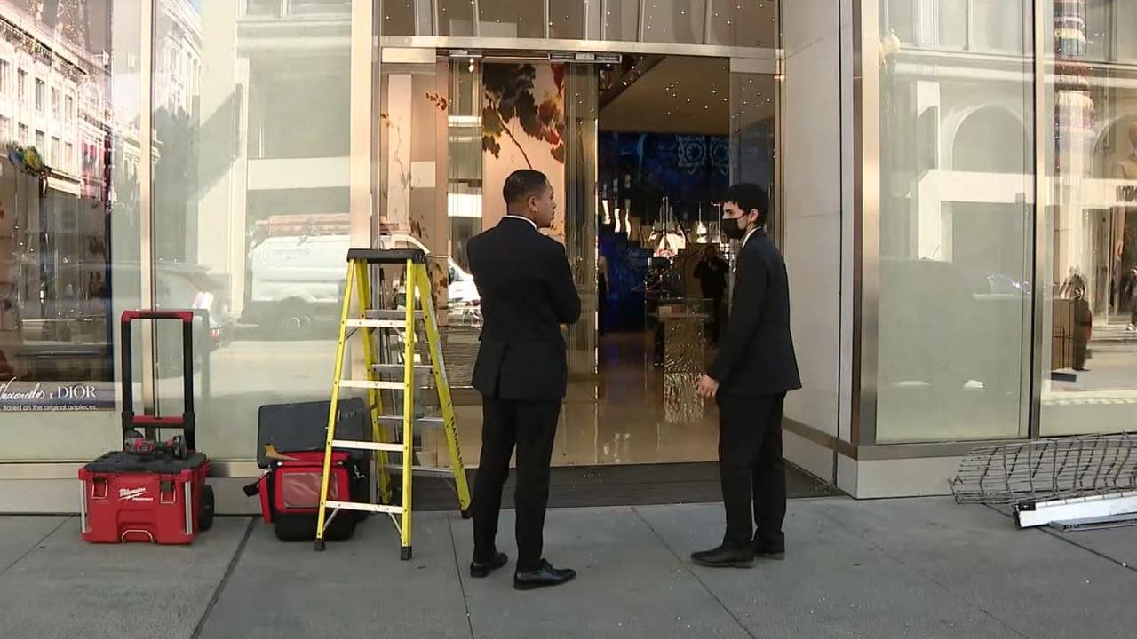 San Francisco Dior Store Rammed By Car And Burglarized | KTVU FOX 2