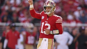 49ers force 2 late turnovers and hold on for a 30-23 rivalry victory over  the LA Rams