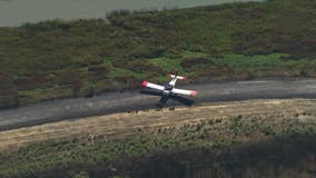 'Experimental' airplane lands on road in Novato