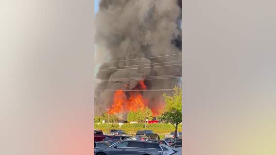 Structure fire in Livermore contained, at least 3 buildings burned down