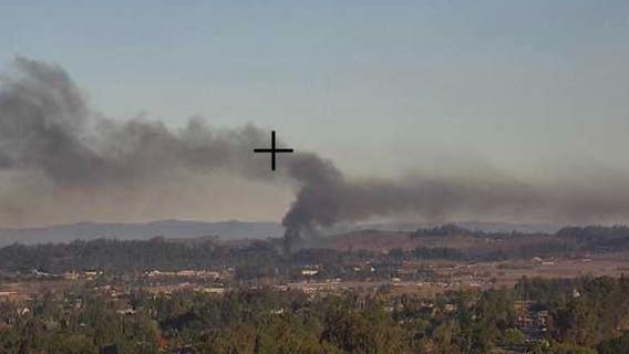 Crews fight large structure fire in Petaluma
